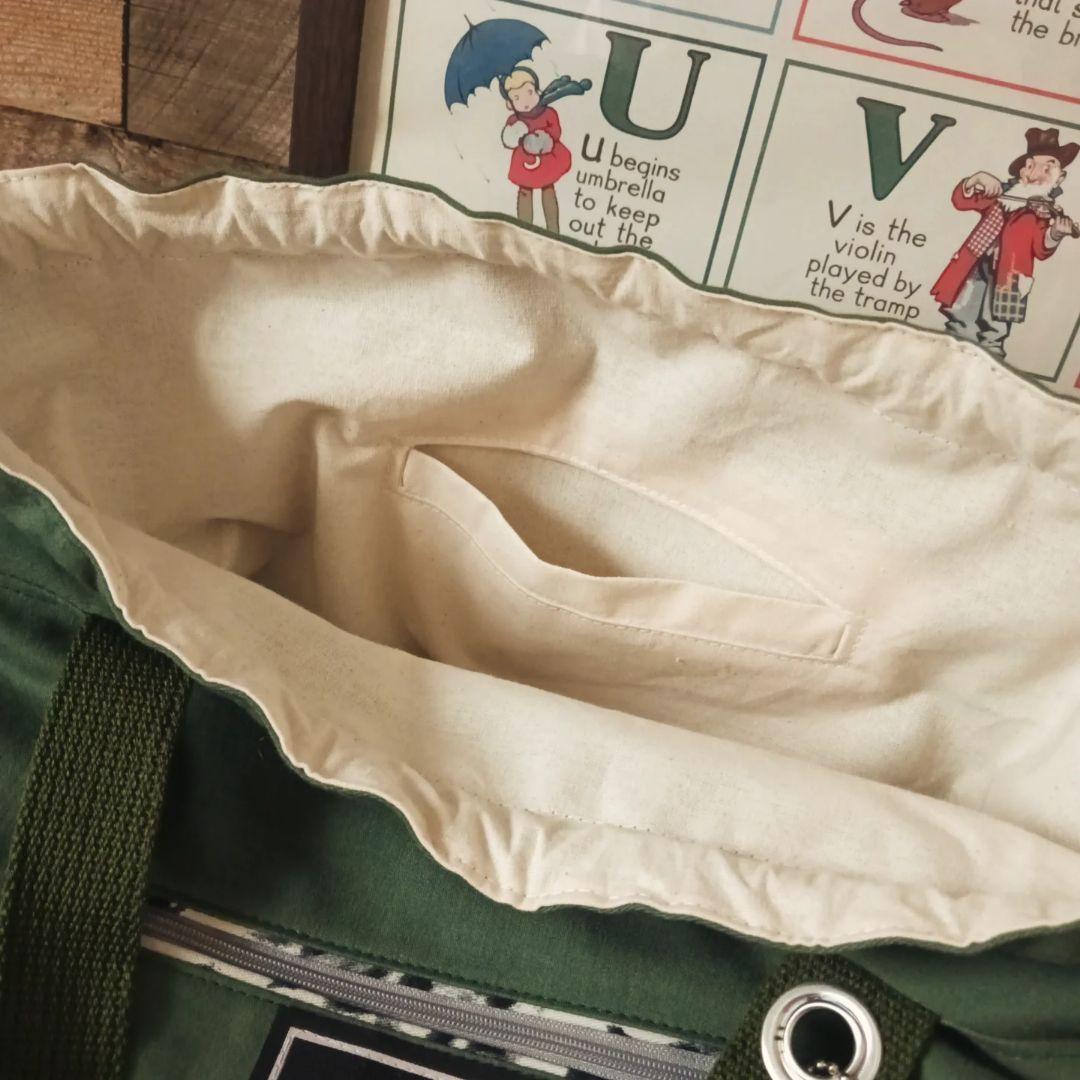 デニムリメイク　トートバッグ　ハンドメイド