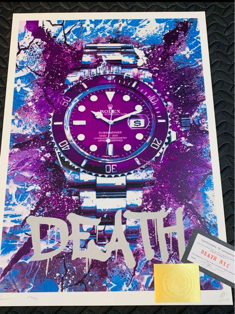 ラスト1 正規品DEATHNYC 世界限定100枚 バンクシー カウズ