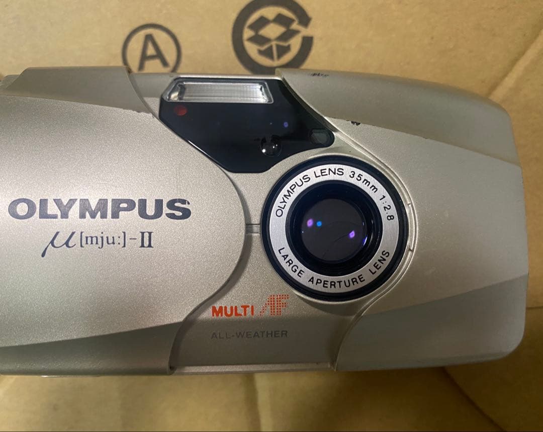 Olympus μ[mju:]-II コンパクトフィルムカメラ