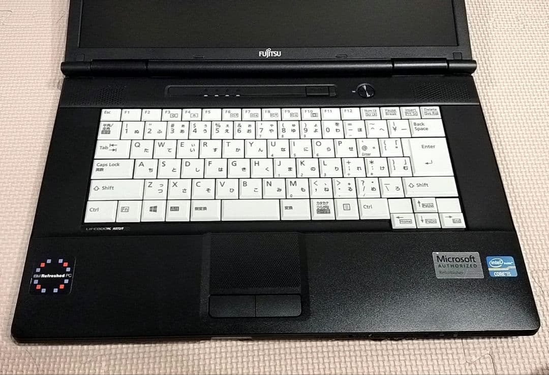 富士通/LIFEBOOK A572／F/Windows11Pro/RAM8GB