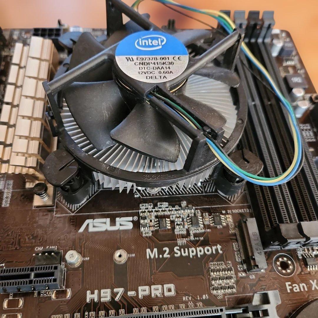 マザーボード ASUS H97-PRO + Intel Core i5-4690K