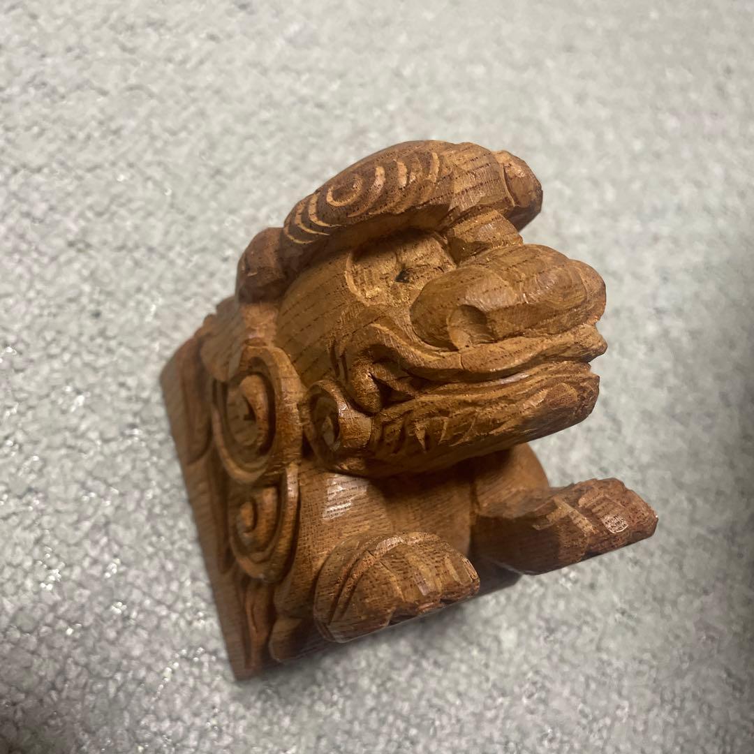 獅子の木製彫刻　だんじり彫り物