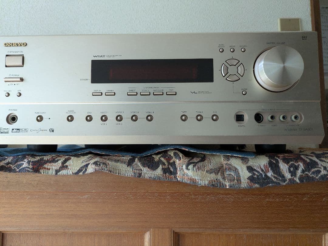 ONKYO オンキョー TX-SA601 6ch サラウンドアンプ（リモコン付）