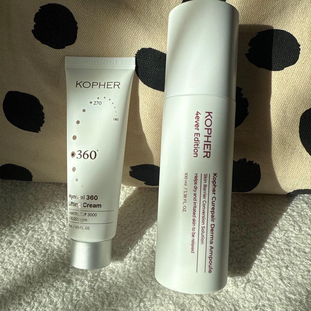 KOPHER 360フェイシャルクリーム＆保湿クリーム2点セット