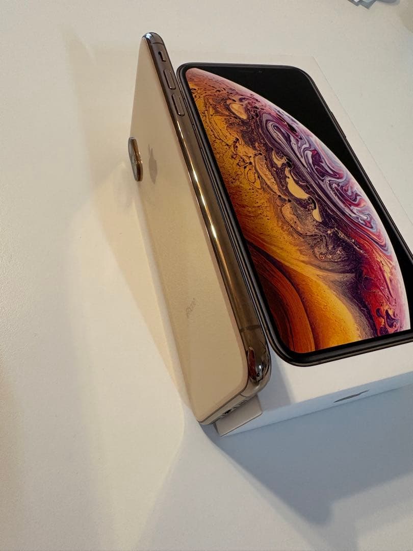 【美品✨】iPhoneXs 64gb GOLD ゴールドSIMフリー箱あり