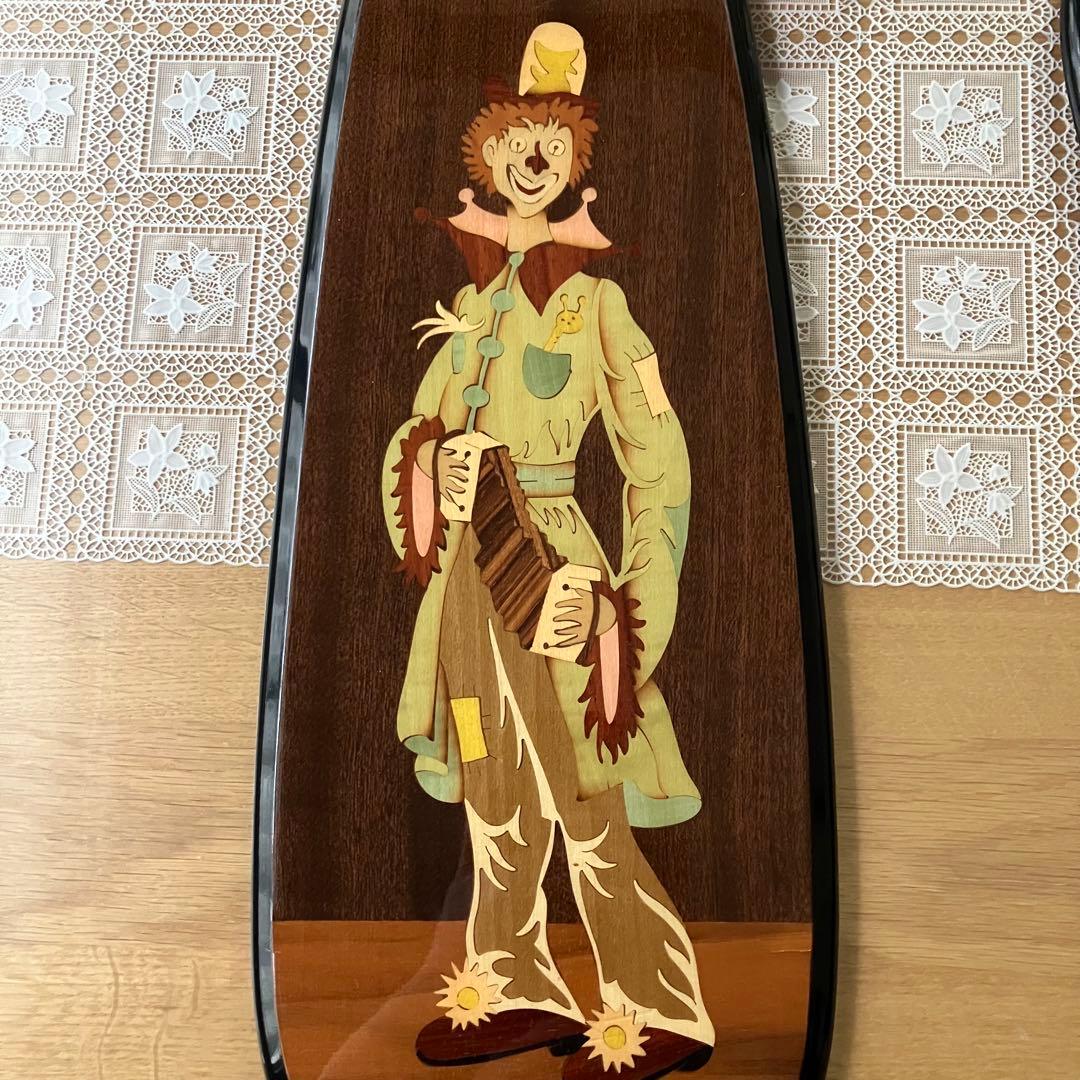 ドマン　象嵌細工　ピエロ壁掛け（ペア）