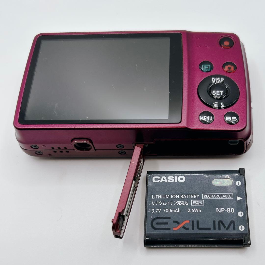 CASIO カシオ EX-Z550 コンデジ デジタルカメラ デジカメ レッド