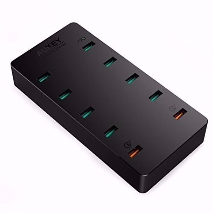 Quick Charge 3.0対応 7 (ブラック,70W 10ポート(黒)■