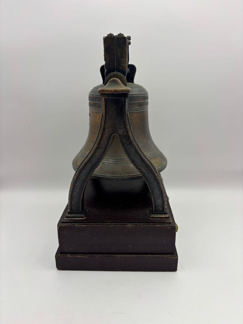 自由の鐘 レプリカ Liberty Bell 木製台座付き ヴィンテージ風