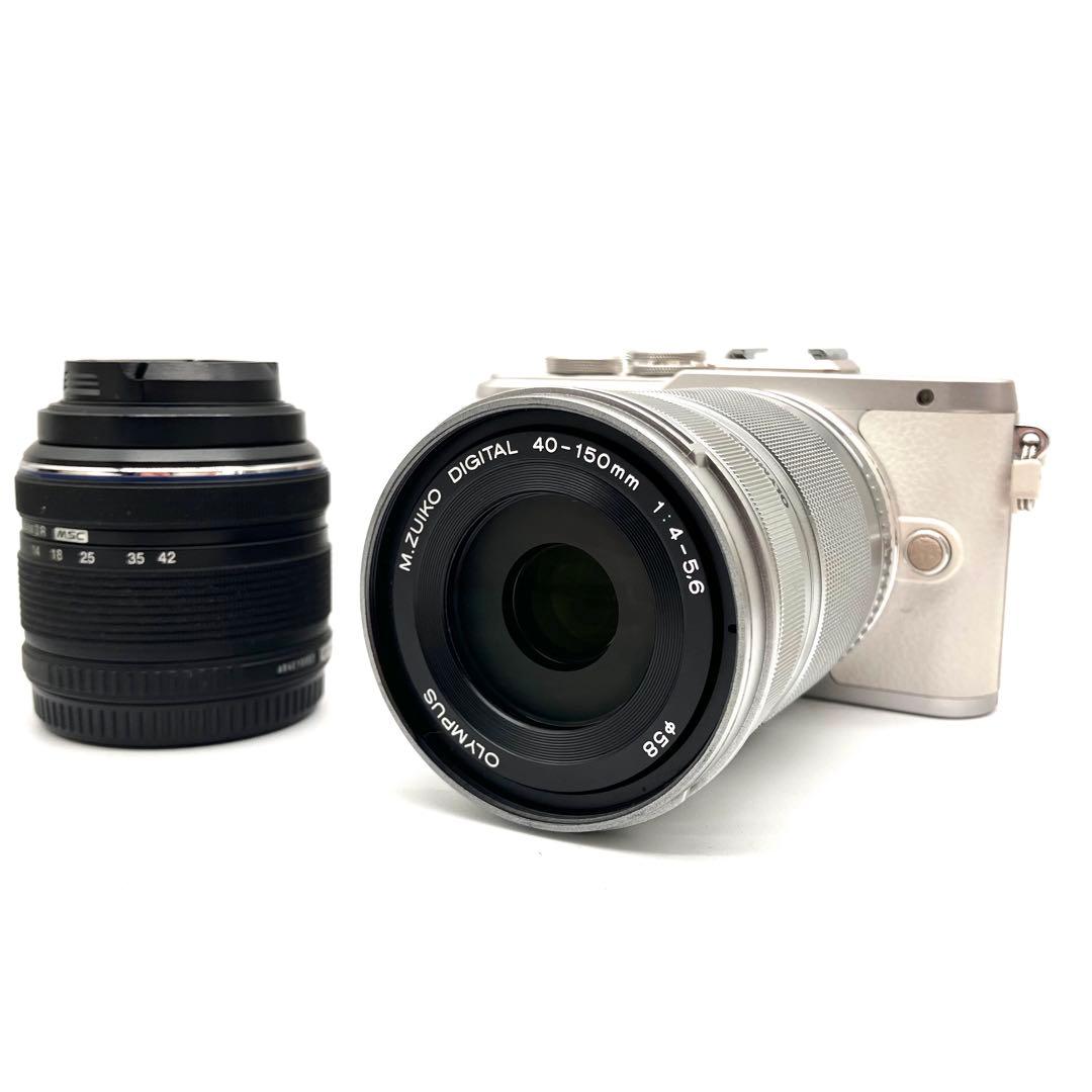 OLYMPUS E-PL8 望遠ダブルレンズセット