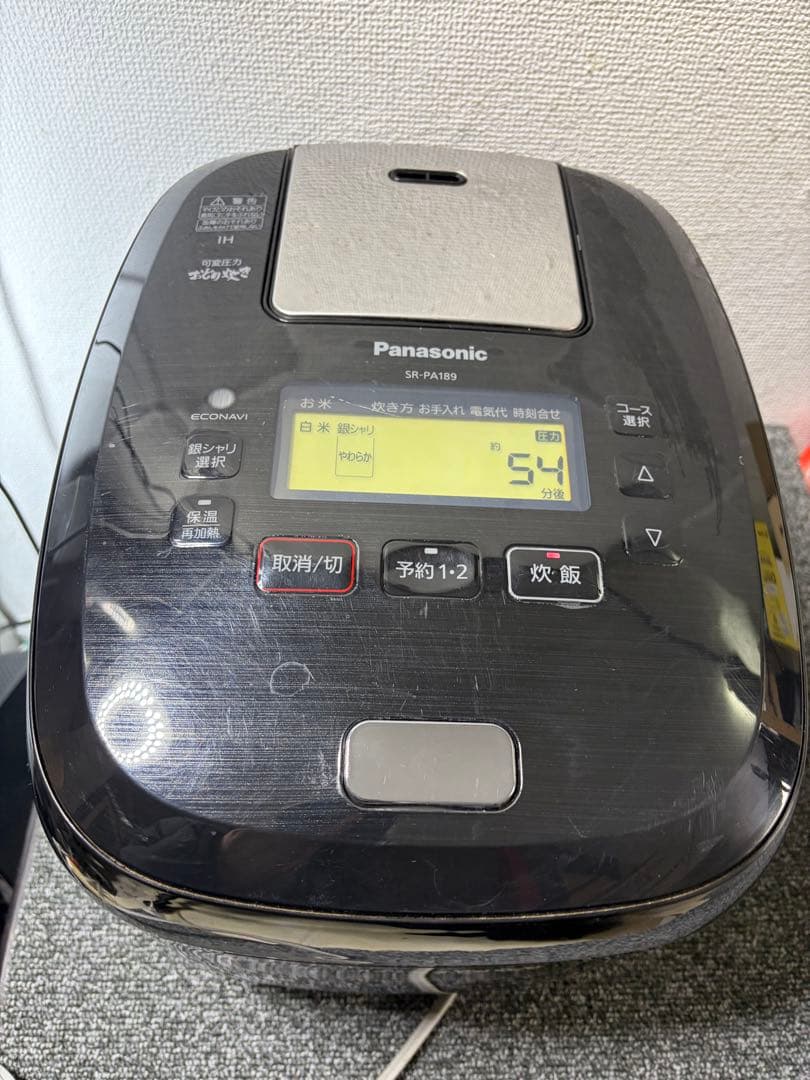 Panasonic SR-PA189 炊飯器 10号焚き