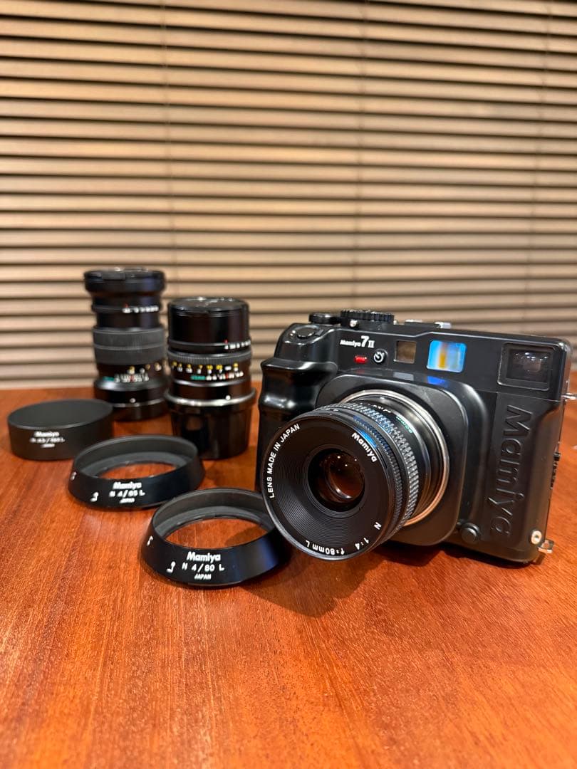 【完動美品】Mamiya マミヤ 7 II 中判フィルムカメラ + レンズセット