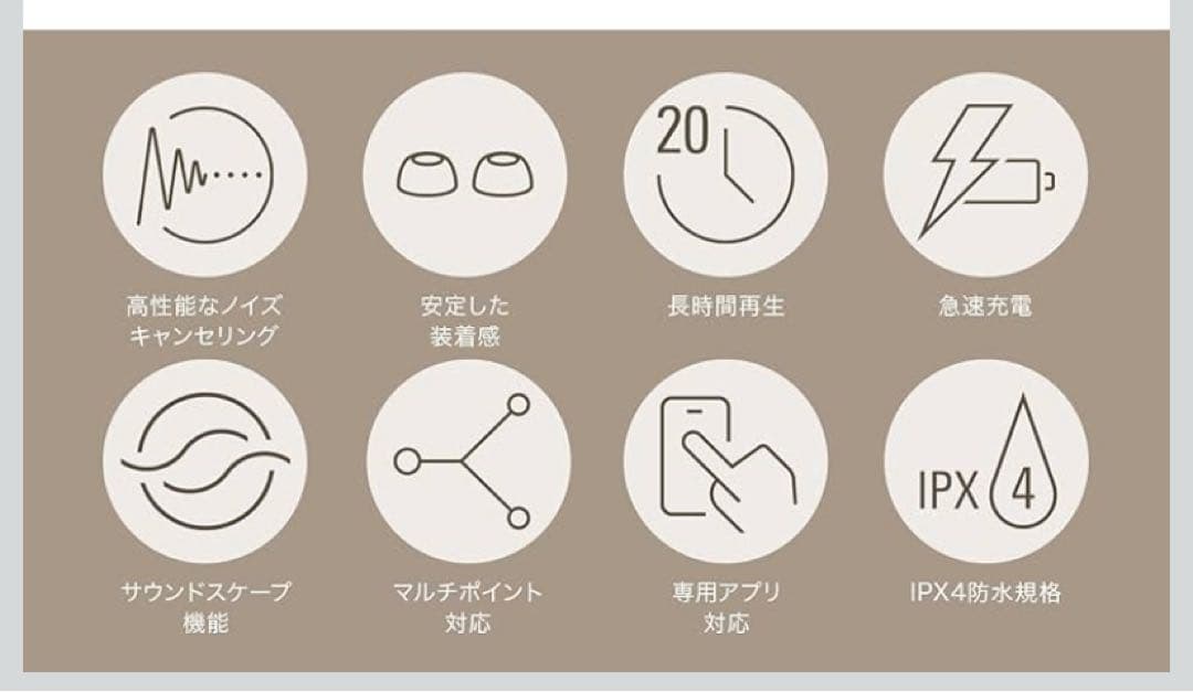 audio-technica ATH-TWX7 ワイヤレスイヤホン ホワイト