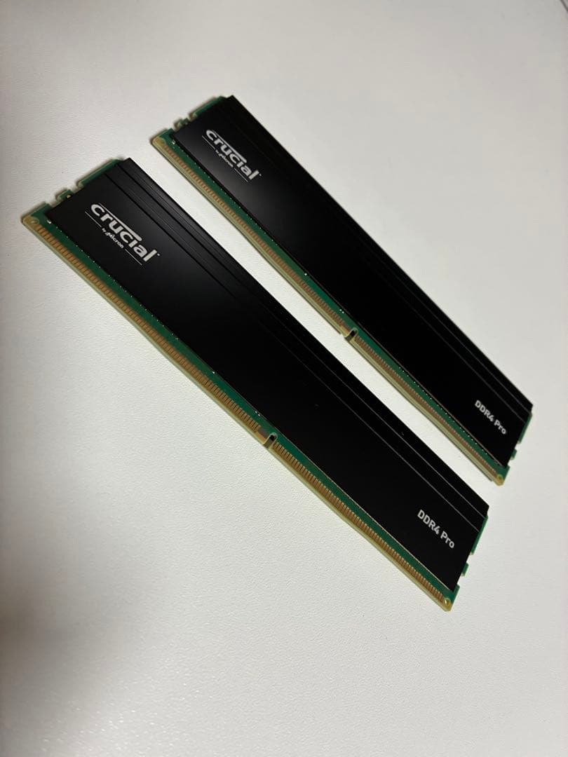 crucial Pro 16GB×2 DDR4-3200 短期使用