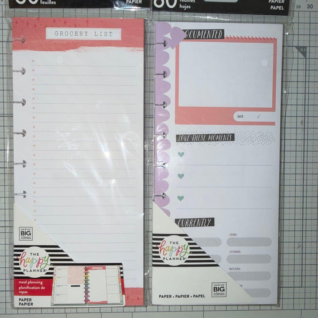 【特価】The Happy Planner スリムノートブック とリフィル大量