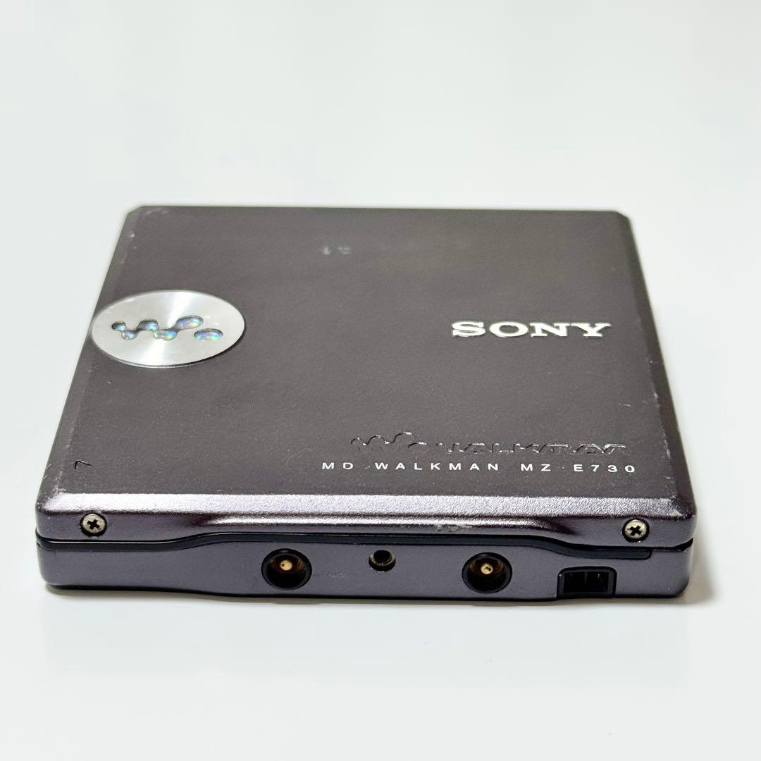 動作品 SONY MD WALKMAN MZ-E730 ポータブルMDプレーヤー