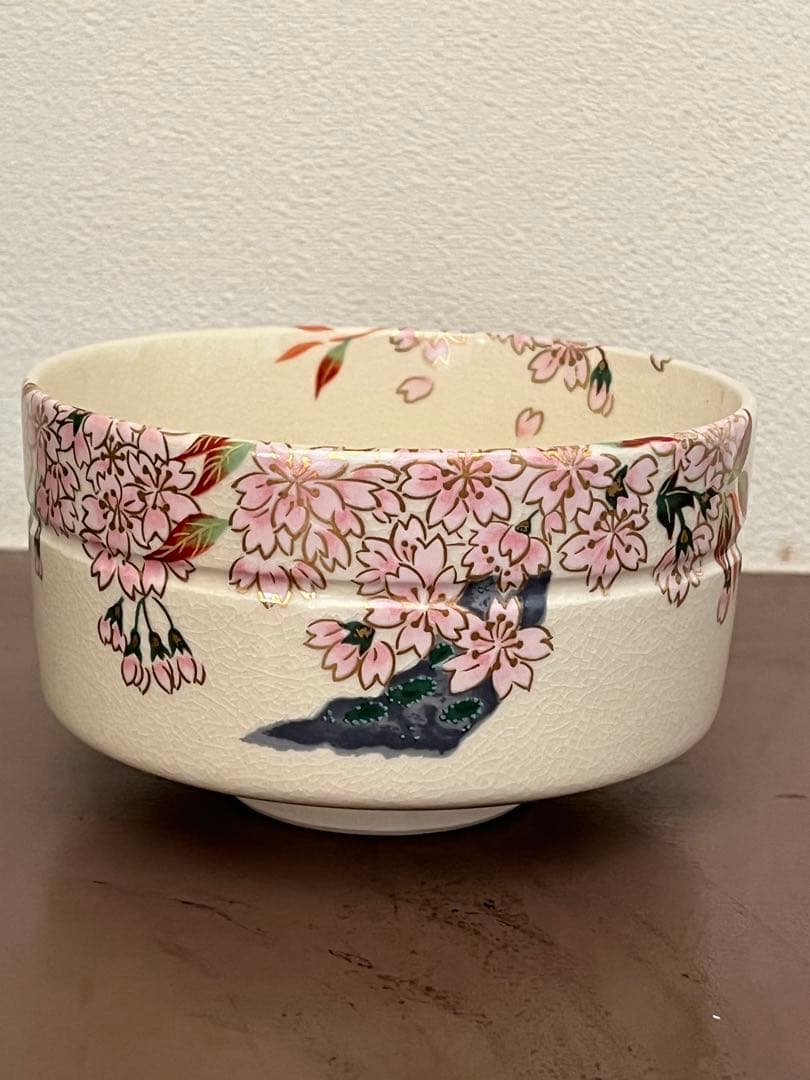 花柄茶碗セット　I・E・I頒布抹茶茶碗セット