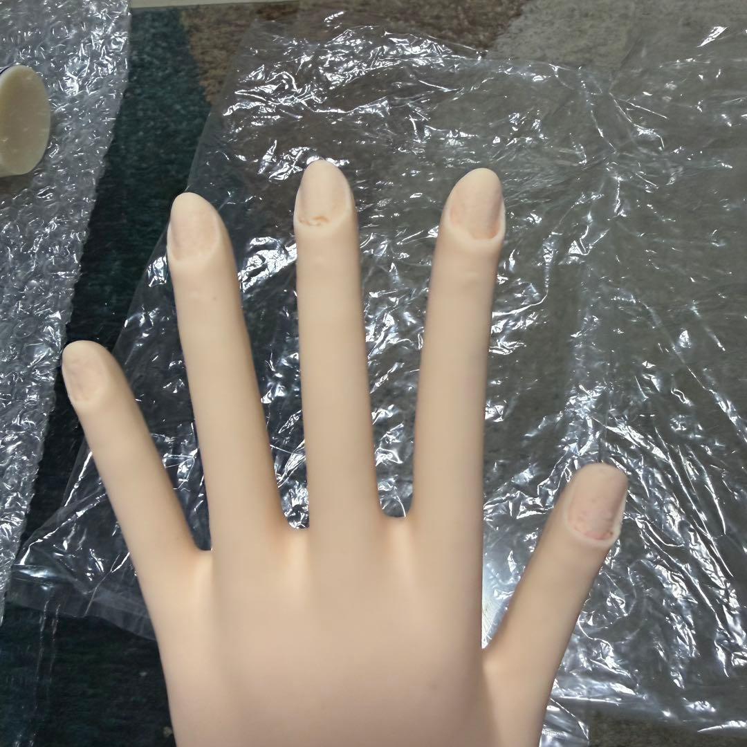 JNEC 認定モデルハンド　ネイル試験　ハンドくん　箱付き　　骨折なし