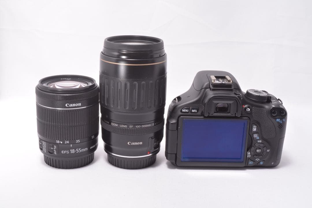 大切な思い出もこのカメラで安心❣️極美品✨Canon kiss X5 Wレンズ✨