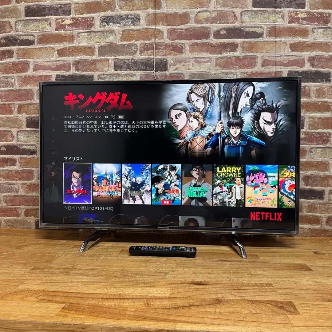 パナソニック 43V型 4K 液晶テレビ スマートビエラ TH-43DX750