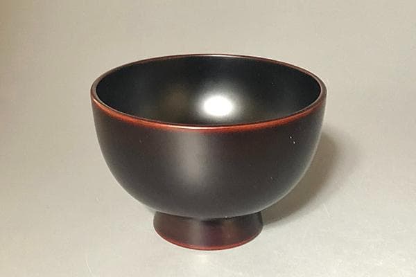 ◆459◆【期間限定値下】合鹿椀　溜内黒　伝統工芸士 畠中昭一作 漆器製