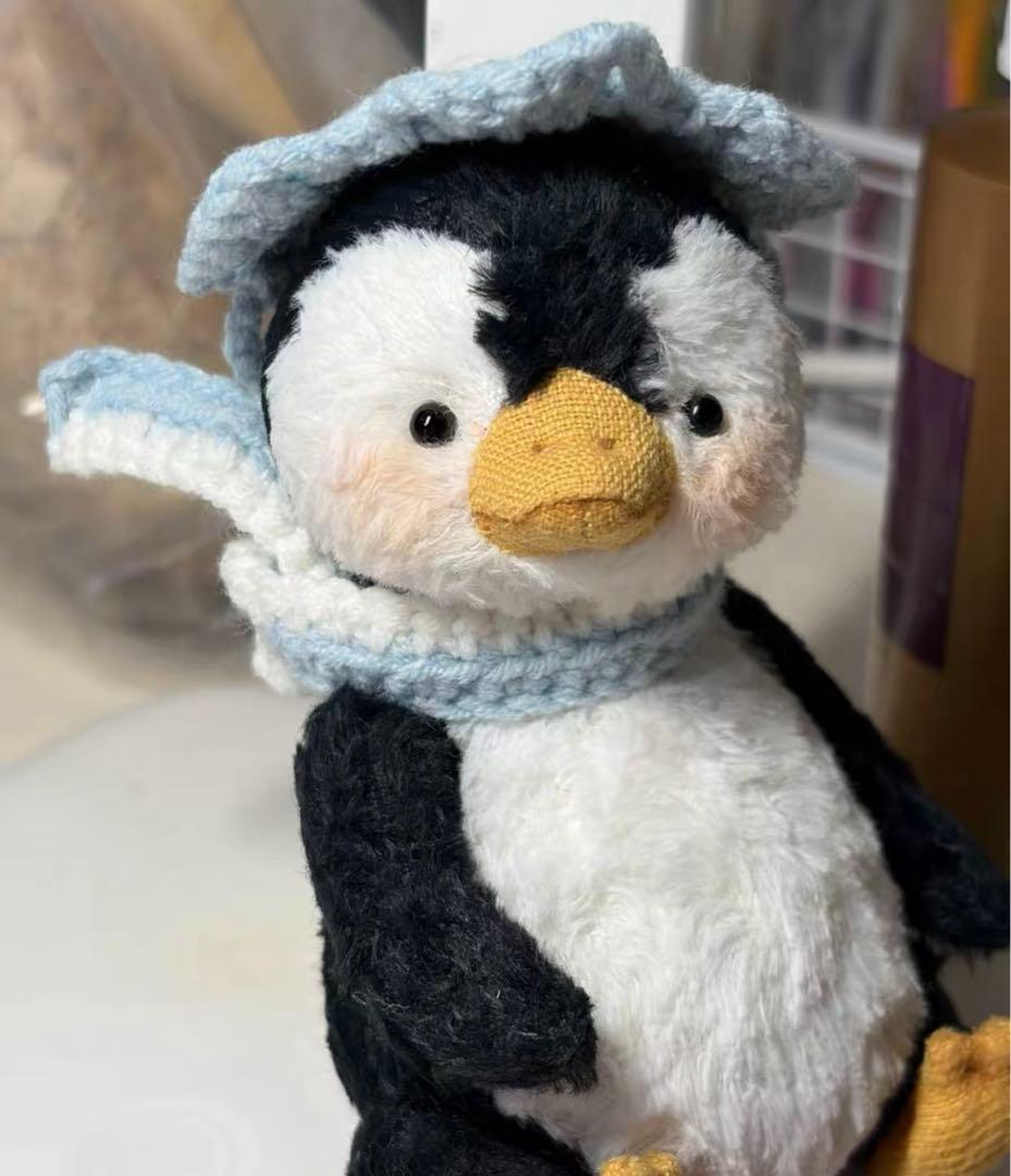 リトルペンギン アーティストベア 海外作家様 ハンドメイド ぬいぐるみ ユニーク