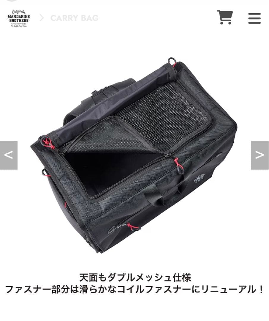 マンダリンブラザーズ ブリクストンキャリーバックパック ワイド L