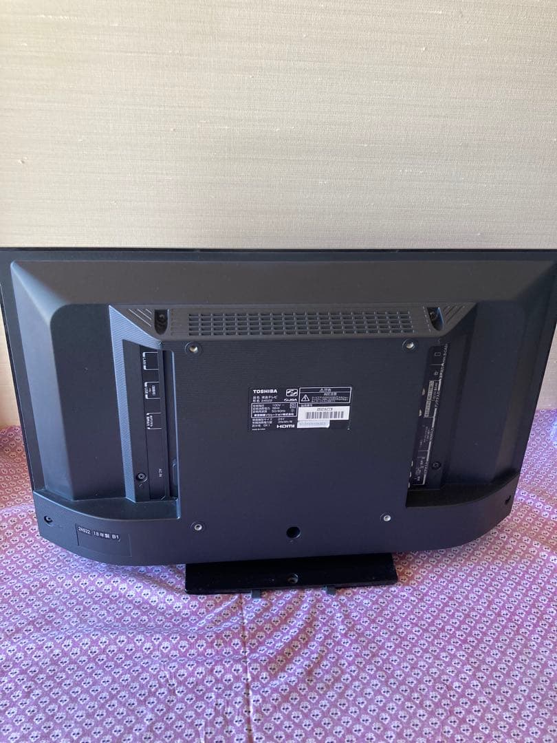 TOSHIBA REGZA 24インチ液晶テレビ　2018年製 レグザ24S22