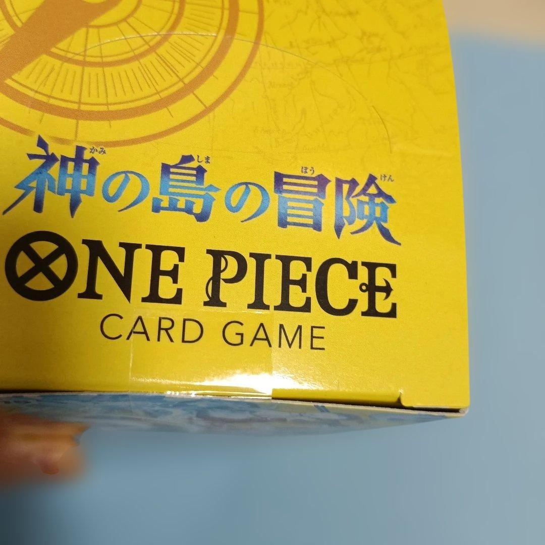 【新品・未開封】テープ付き　ワンピースカード　神の島の冒険　1BOX