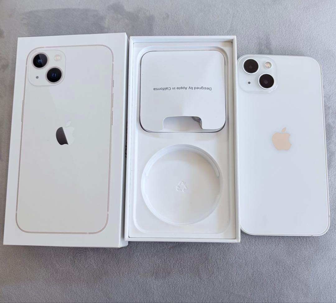 Apple iPhone 13 本体スターライト SIMフリー