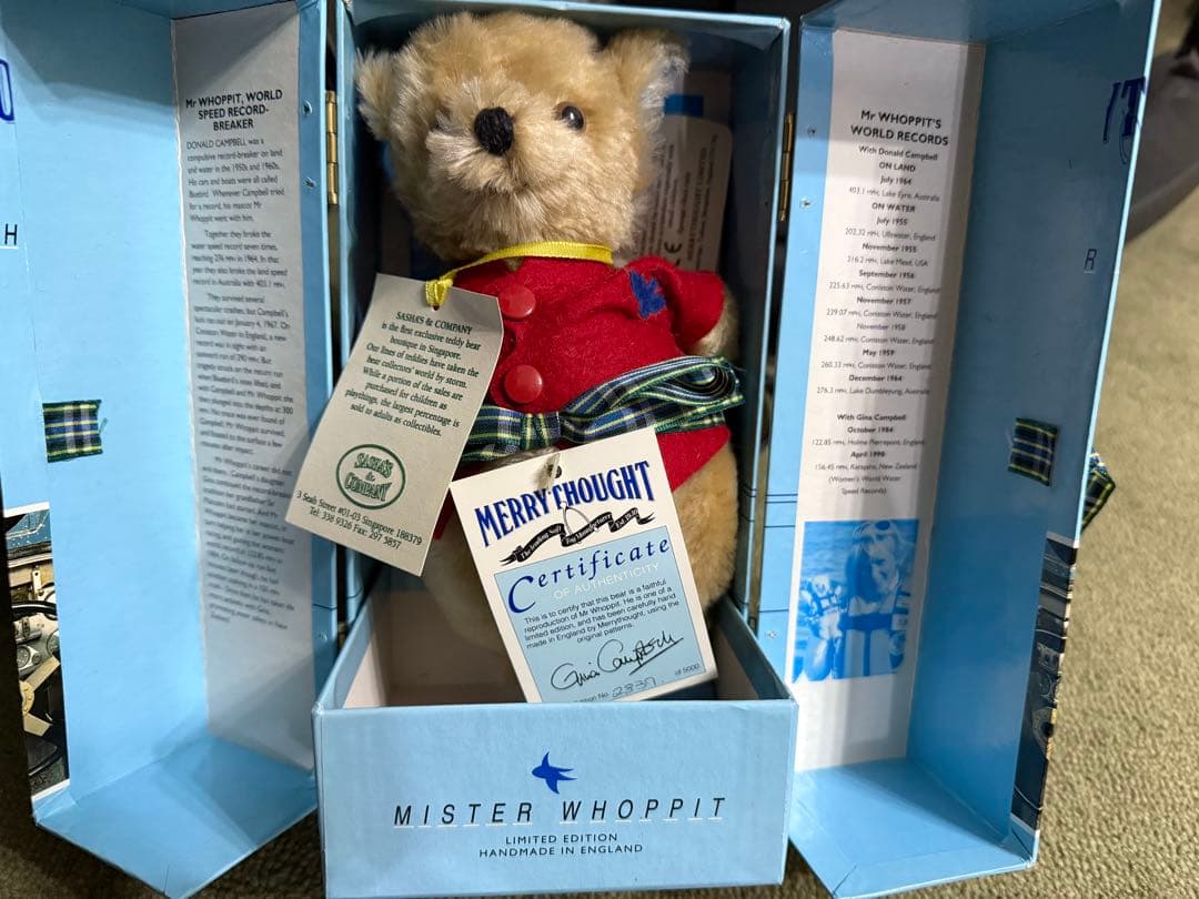 Merry Thought メリーソート Mister Whoppit 限定品