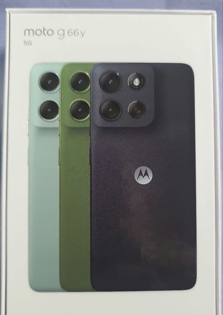 値下げ！motorola moto g66y 5G 本体 スマホ SDカード対応