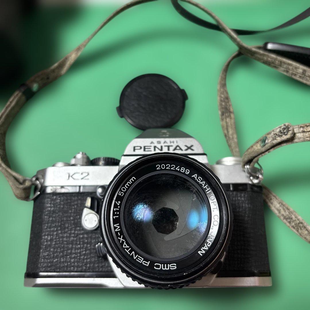 ASAHI PENTAX K2 一眼レフカメラ　望遠レンズセット ジャンク品