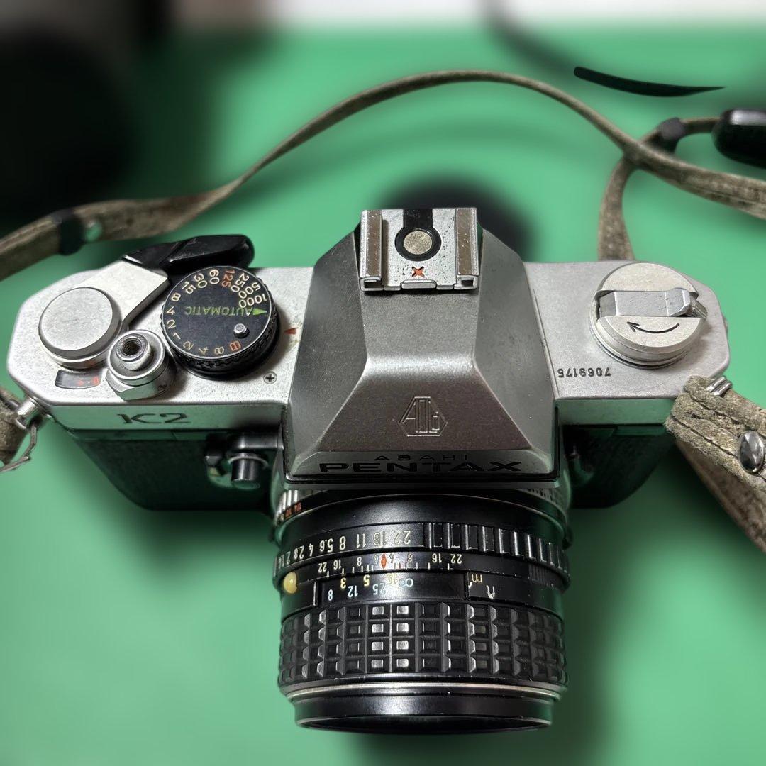 ASAHI PENTAX K2 一眼レフカメラ　望遠レンズセット ジャンク品