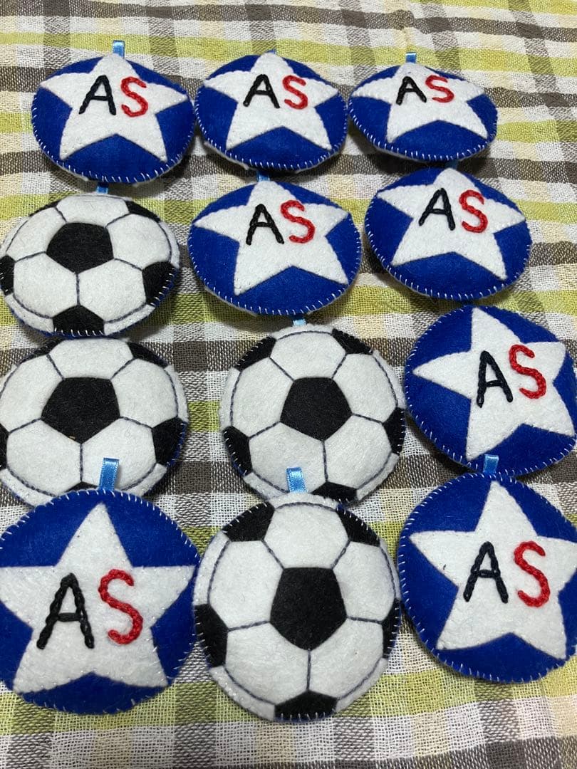 サッカーボール　マスコット　12個