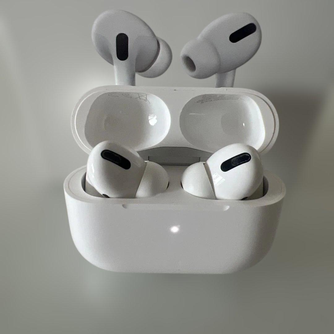 AirPods Pro ホワイト 充電ケース、箱あり