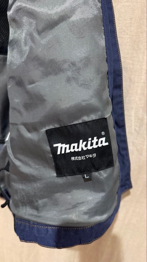 マキタ 空調服 ベスト デニム調