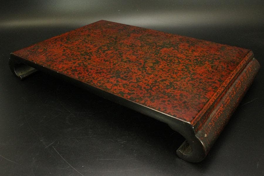 花台 飾り台 巻足 津軽塗(メ1683)