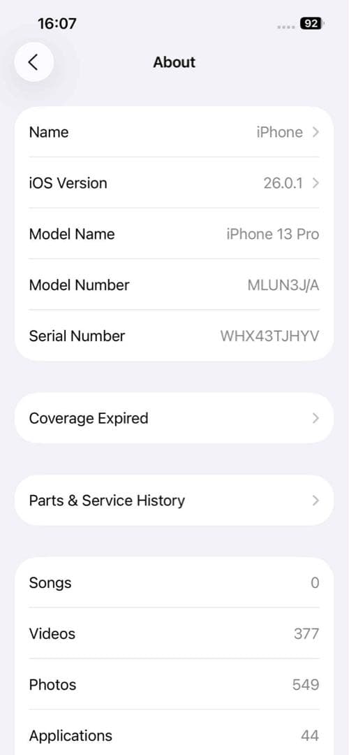 iPhone 13 Pro 256GB グラファイト SIMフリー 美品