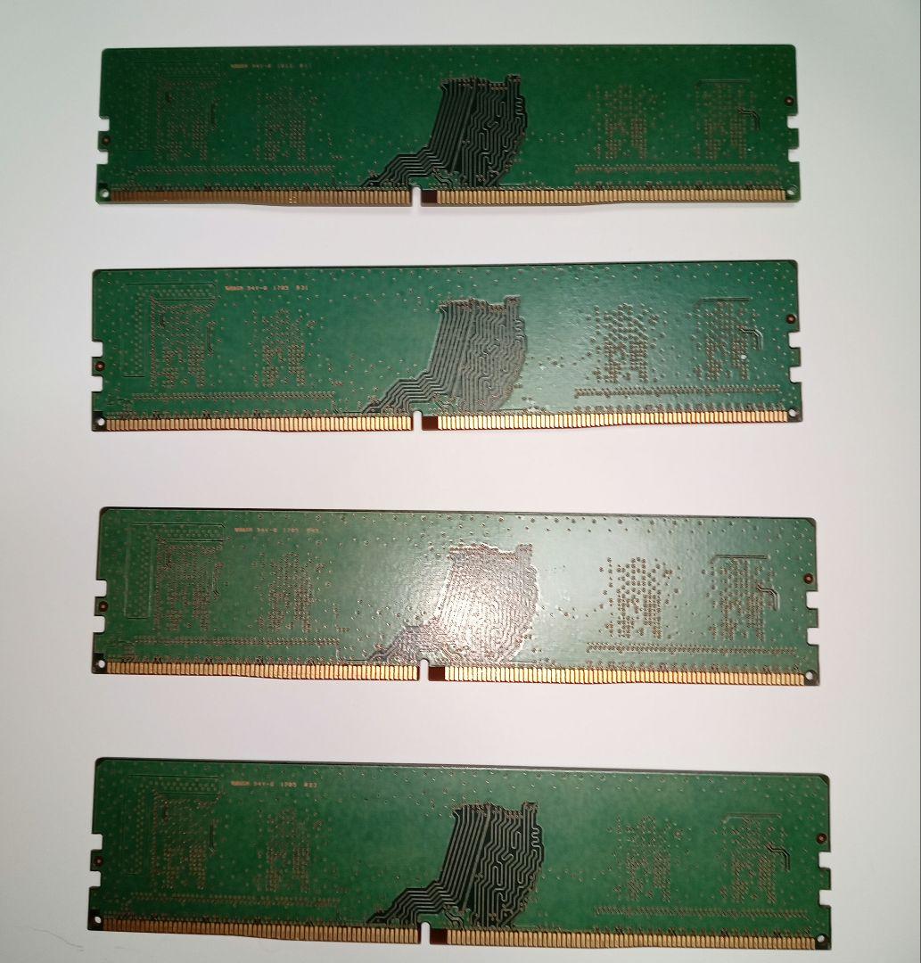 SAMSUNG 4GB 1R×16 PC4-2400T-UC0-11（4枚）③