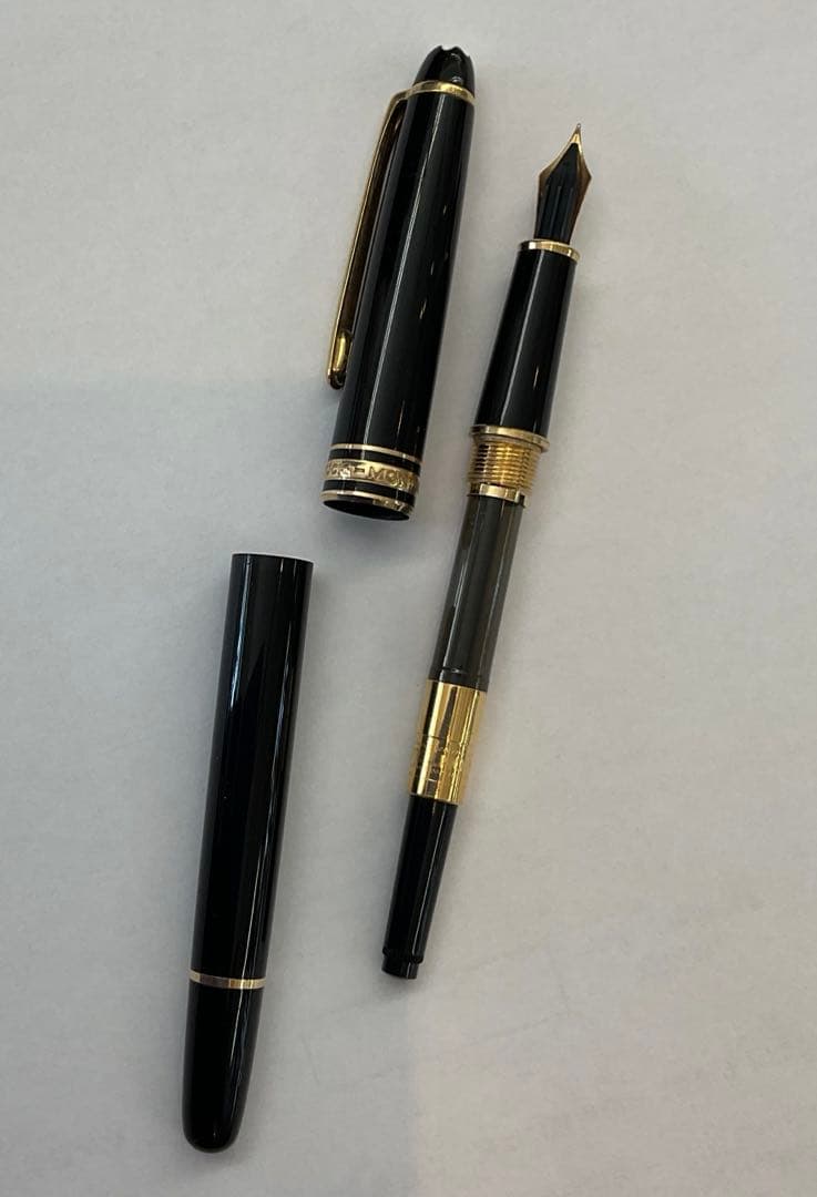 モンブラン万年筆　ペン先14kYG/WG 585