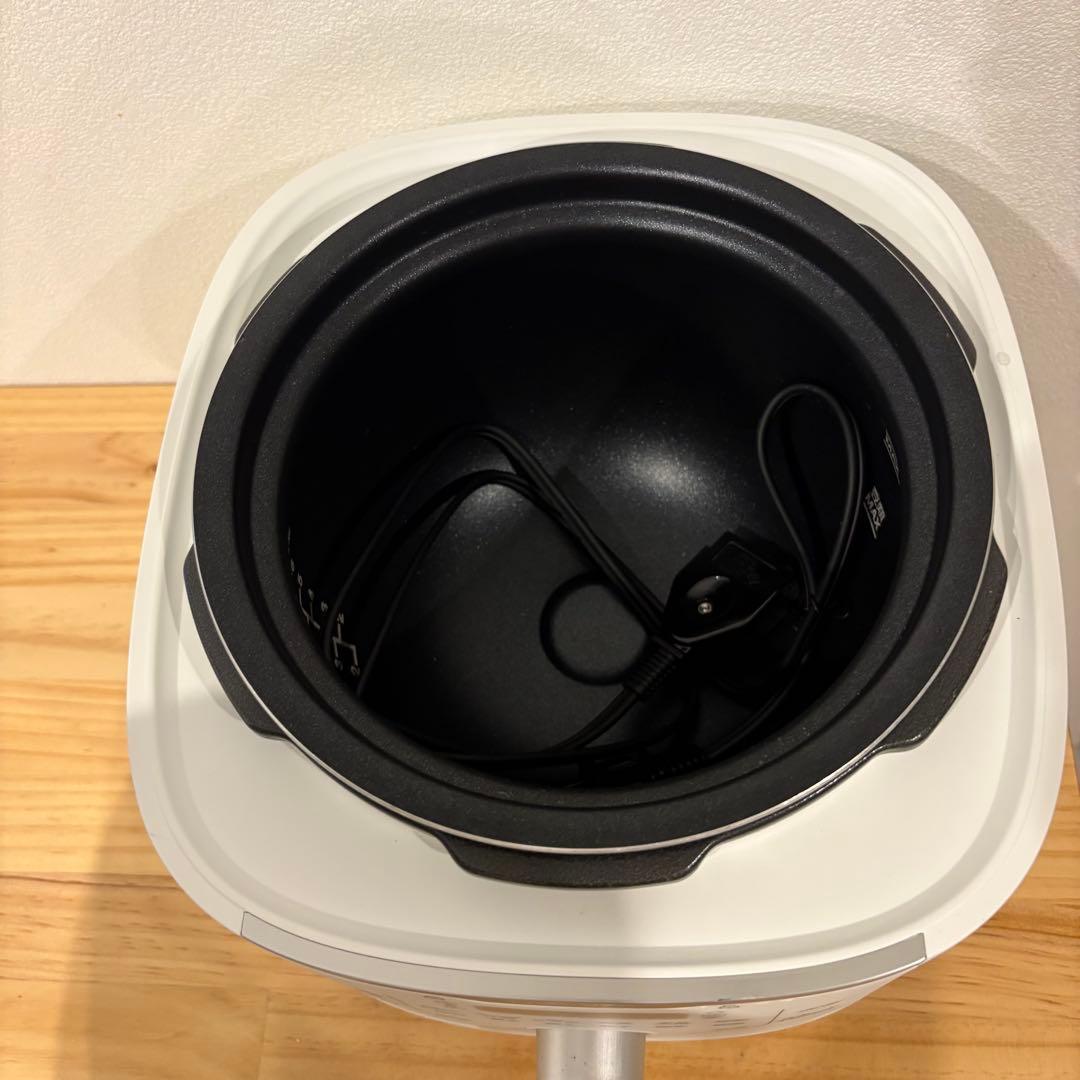 ティファール 電気圧力鍋 ホワイト ラクラクッカー