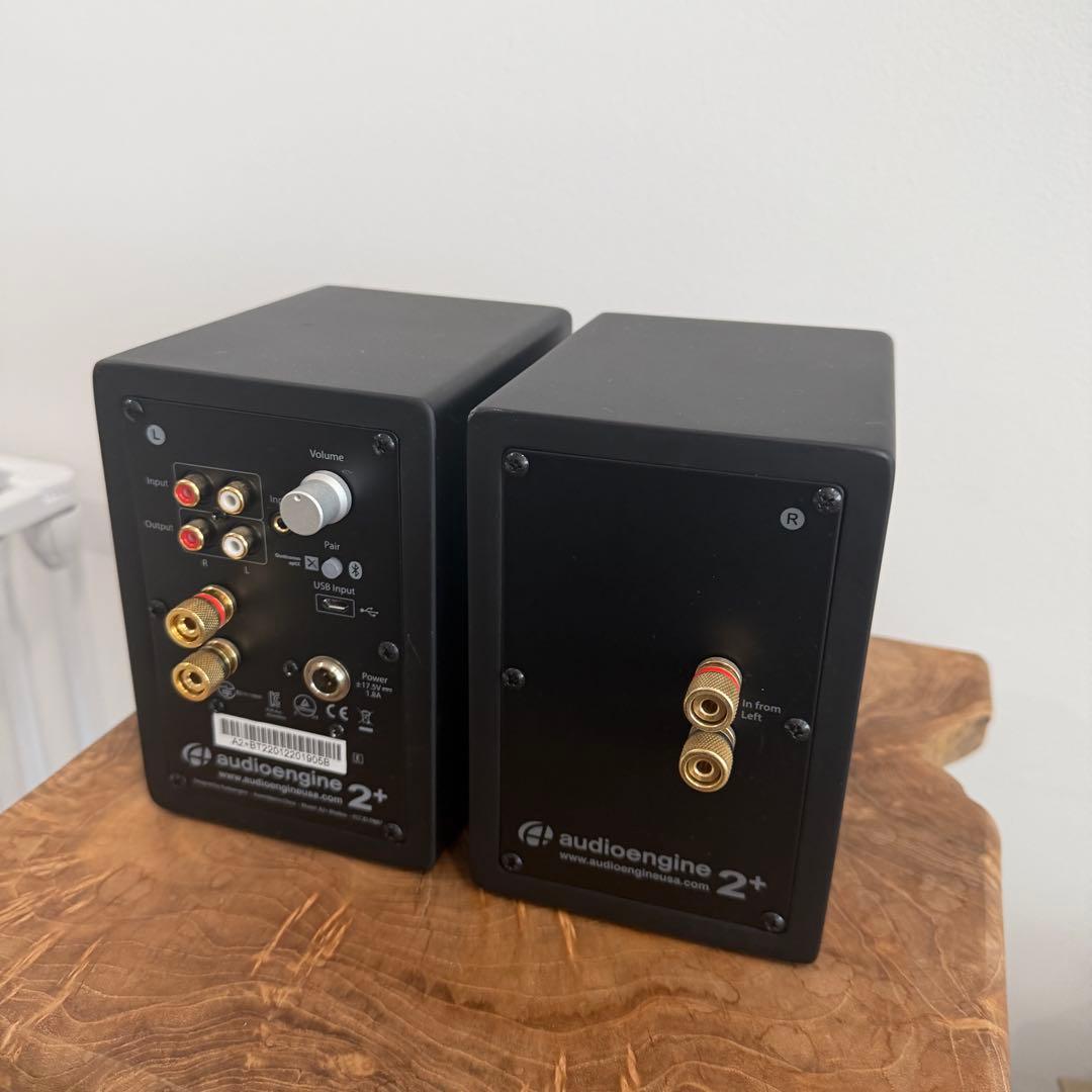 audioengine 2+ アクティブスピーカー ブラック 2台セット