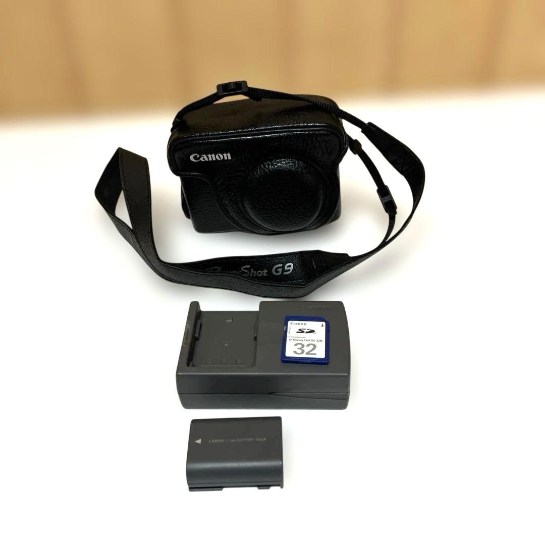 ESV71 【ジャンク】Canonキャノン PowerShot G9 ケース付き