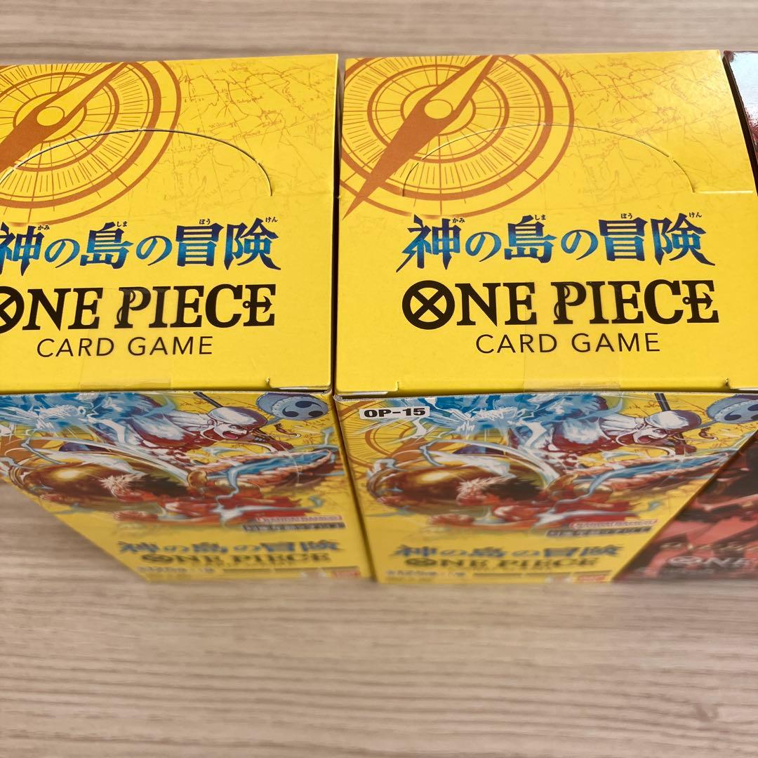 ワンピースカードBOXテープ付き5BOXセット