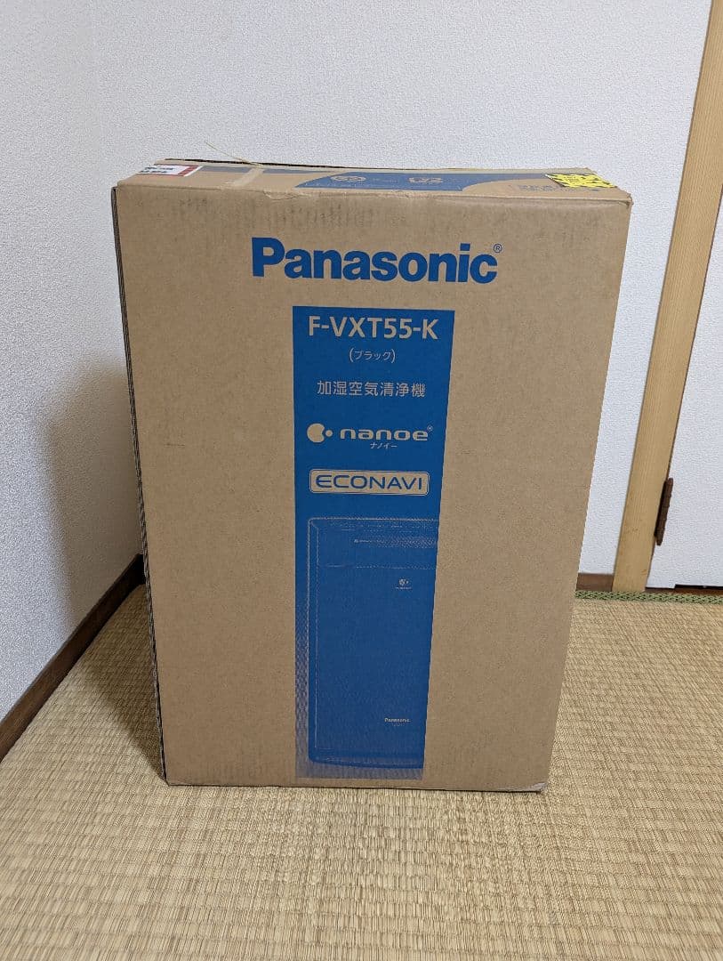 【訳有り】Panasonic 加湿空気清浄機 F-VXT55−K ブラック