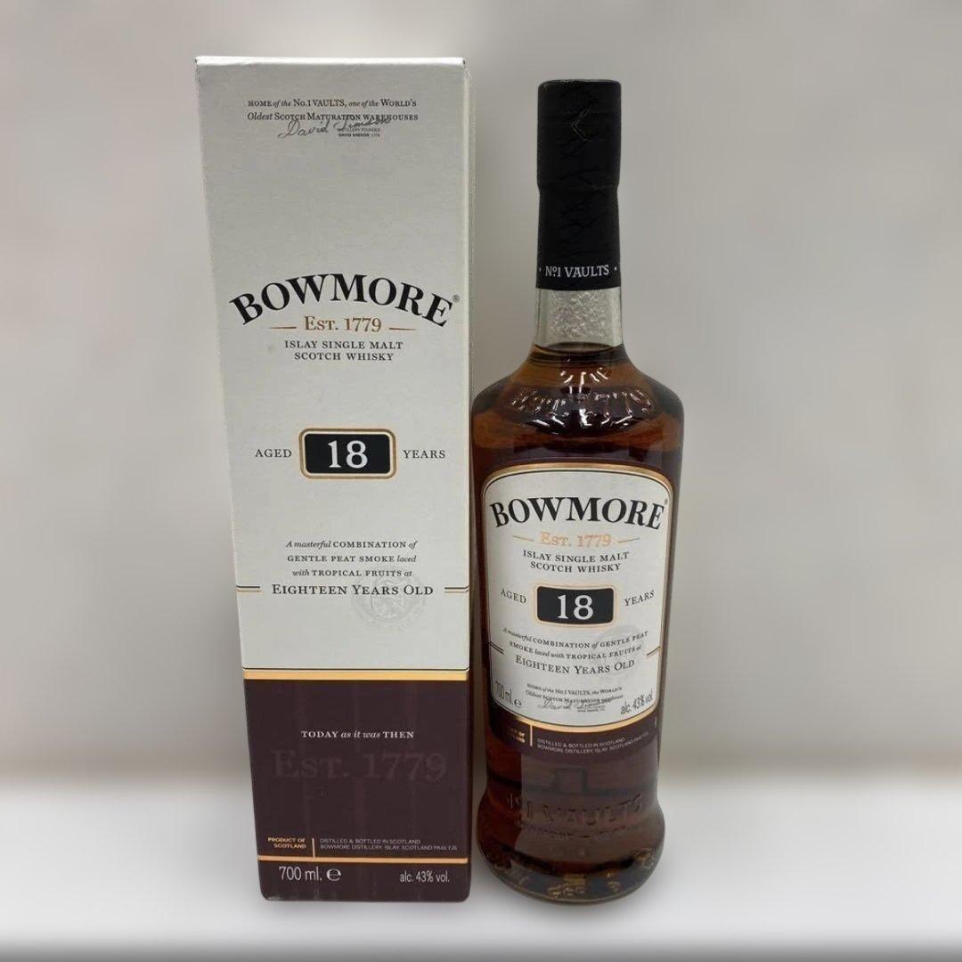 【未開栓】BOWMORE 18年 700ml　シングルモルトウイスキー　ボウモア