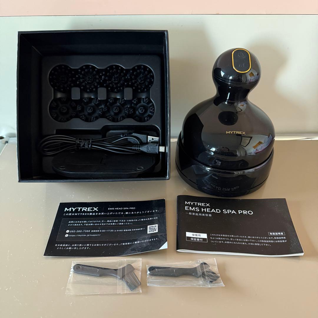 MYTREX EMS HEAD SPA PRO ブラック　動作確認済