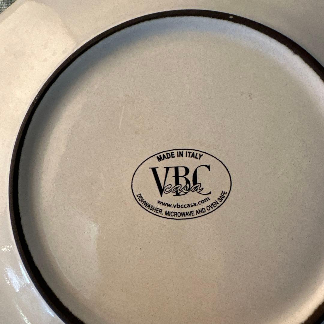 VBC 花柄プレート イタリア製