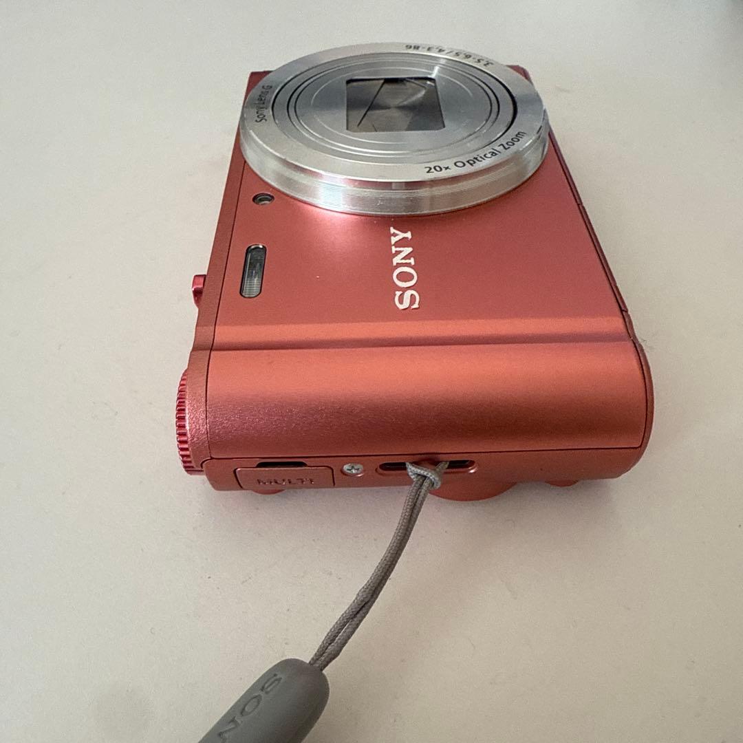 美品 SONY コンパクトデジタルカメラ ピンク DSC-WX350